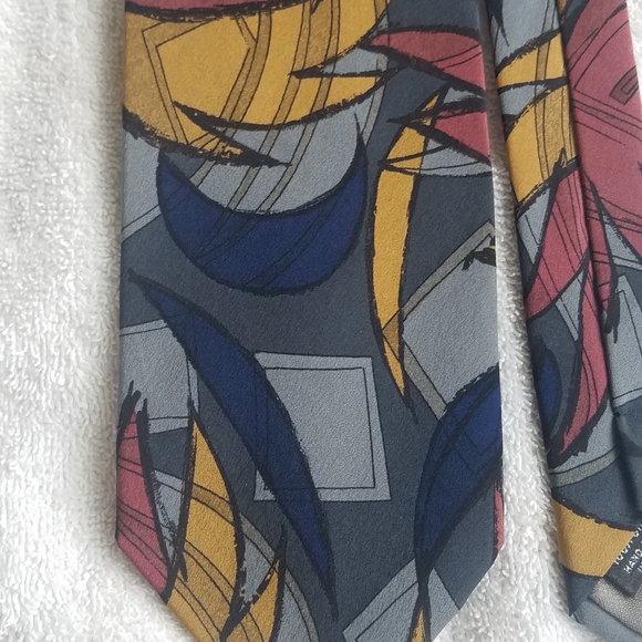 Secours 100% Silk Necktie / Suit Tie - Picture 2 of 10